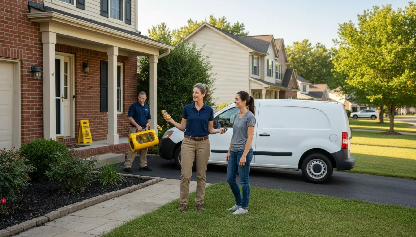 Water restoration image for Fire And Smoke Damage Restoration in Elk Horn, KY